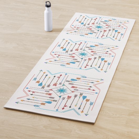 Boho矢印とSun V11 Sq ID748 ヨガマット (インサイチュ)