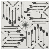 Boho矢印とSun V12黒ID748 ファブリック (見本)