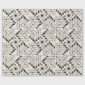 Boho矢印とSun V12 ID748 ラッピングペーパー (フラット)