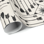 Boho矢印とSun V12 ID748 ラッピングペーパー (ロールコーナー)