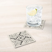 Boho矢印とSun V12 Sq ID748 スクエアペーパーコースター (インサイチュ)