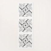 Boho矢印とSun V12 Sq ID748 ヨガマット (裏面)