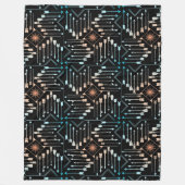 Boho矢印とSun V1 ID748 フリースブランケット (正面)