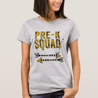 Boho矢印Pre-K Squad パーソナライズされた tシャツ