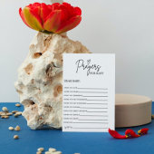 Boho祈りの言葉ベビーが赤ちゃんのシャワーを望む 招待状