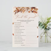 Boho秋と秋の花ゲストゲームを見つける (スタンド正面)