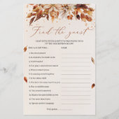 Boho秋と秋の花ゲストゲームを見つける (正面)