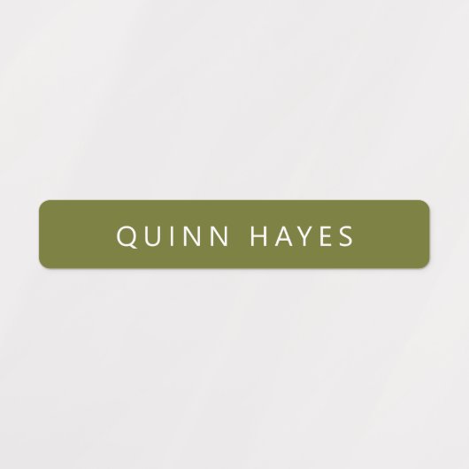 Boho秋の名前ラベル ラベル (デザイン1)