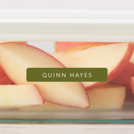 Boho秋の名前ラベル ラベル (貼付)