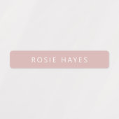 Boho秋の名前ラベル ラベル (デザイン2)