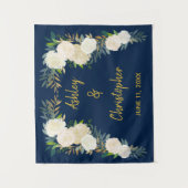 Boho秋の結婚式バックドロップ、セレモニー装飾 タペストリー (正面)