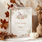 Boho秋は瓶の中のキスの数を推測 ポスター