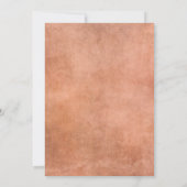 BOHO秋カボチャフローラ秋リーフパンパスグラス 招待状 (裏面)