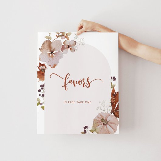 Boho秋カボチャPipkin Pipivesポスターを取って下さい ポスター