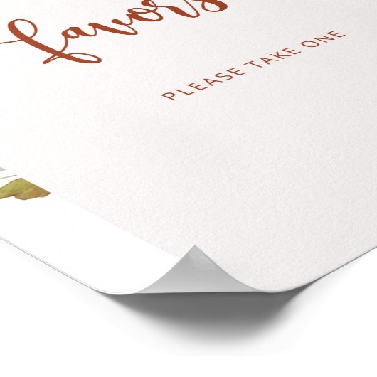 Boho秋カボチャPipkin Pipivesポスターを取って下さい ポスター (角)