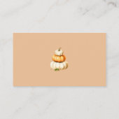 Boho秋クマ赤ちゃんシャワー推測どのくらいのお菓子 エンクロージャーカード (裏面)