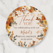 Boho秋ラブウォーター色素朴ありがとう フェイバータグ (正面)