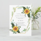 BOHO素朴ひまわり結婚緑 (スタンド正面)