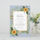 BOHO素朴ひまわり結婚緑 (スタンド正面)