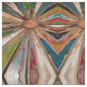 Boho素朴グラフィック装飾用布帛 ファブリック (クローズアップ)