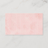 Boho素朴ピンクのブックリクエストカードの挿入 エンクロージャーカード (裏面)