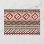 Boho素朴フローラフェザーベビーライブラリ挿入2 エンクロージャーカード (裏面)