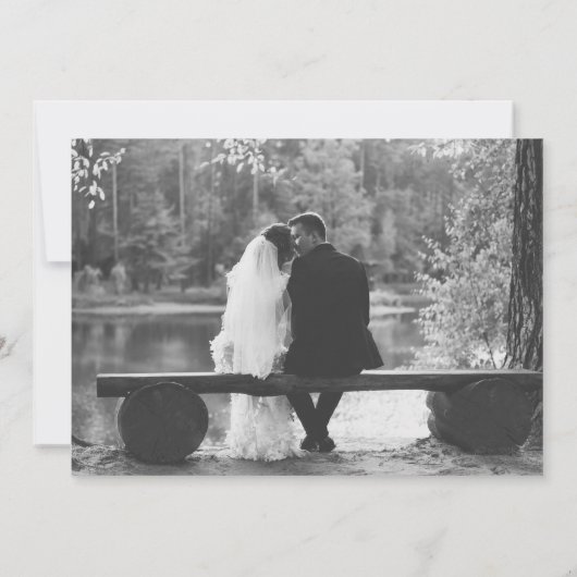 Boho素朴フローラ50周年記念撮影 招待状 (裏面)