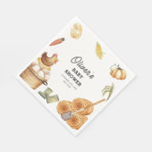 Boho素朴地元で育った農家チキンベイビーシャワー スタンダードランチョンナプキン (角)