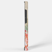 Boho素朴水彩アンティークバラw/Monogram Samsung Galaxyケース (右側面)