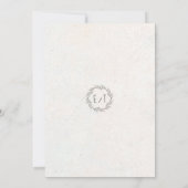 Boho素朴結婚のID1109 招待状 (裏面)