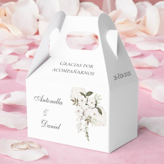 Boho結婚式の引き出物ボックス フェイバーボックス (ウェディング)