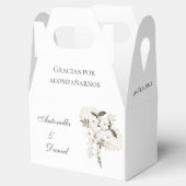 Boho結婚式の引き出物ボックス フェイバーボックス (オープン)