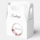 Boho結婚式の引き出物ボックス フェイバーボックス (オープン)