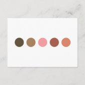 Boho結婚 Arch Photoの衣装コード エンクロージャーカード (裏面)