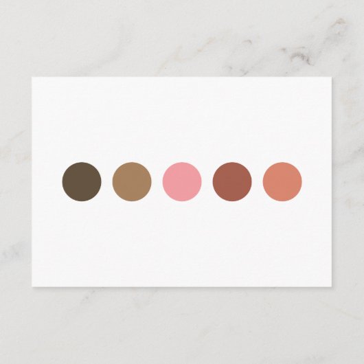 Boho結婚 Arch Photoの衣装コード エンクロージャーカード (裏面)