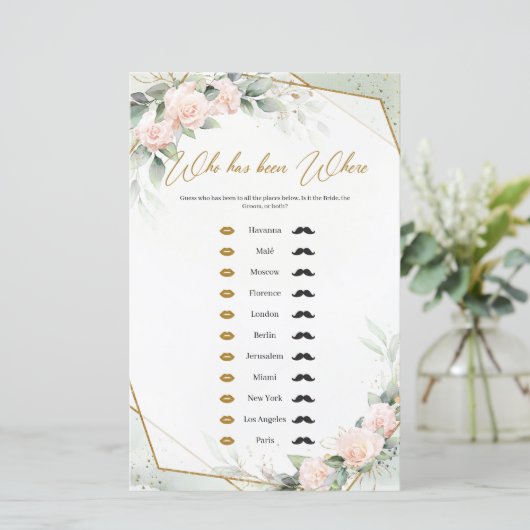 Boho緑と赤面のフローラ (スタンド正面)