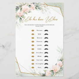 Boho緑と赤面のフローラ