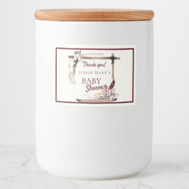 Boho美しい南西部の赤ちゃんシャワー フードラベル