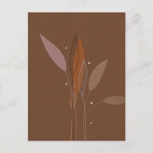 Boho美学コラージポストカード026 ポストカード (正面)