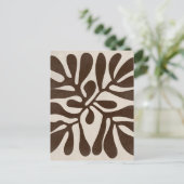 Boho美学コラージポストカード027 ポストカード (スタンド正面)