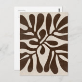 Boho美学コラージポストカード027 ポストカード (正面/裏面)