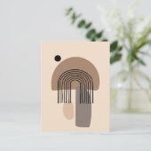 Boho美学コラージポストカード028 ポストカード (スタンド正面)