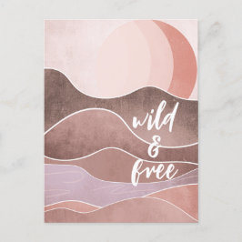 Boho美学コラージポストカード031 ポストカード