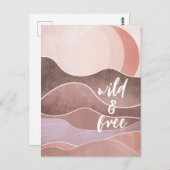 Boho美学コラージポストカード031 ポストカード (正面/裏面)