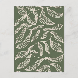 Boho美学コラージポストカード032 ポストカード