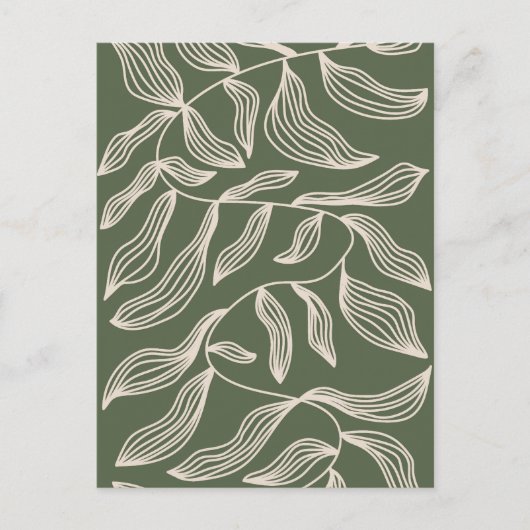 Boho美学コラージポストカード032 ポストカード (正面)