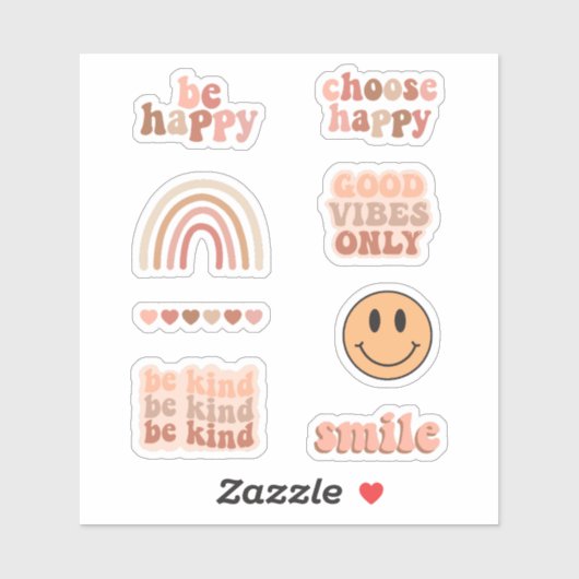 Boho美学ポジティビティやる気を起こさせるパック シール (シート)