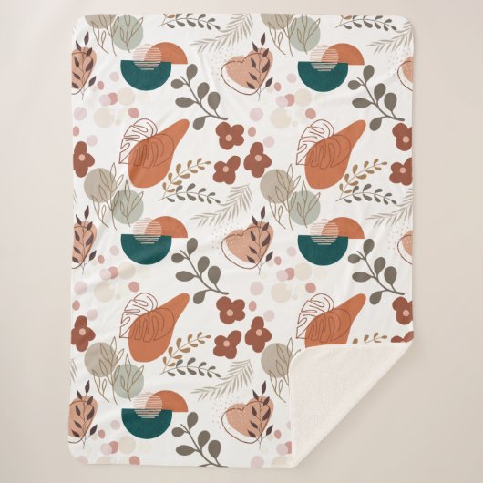 BOHO美的パターンA10 シェルパブランケット (正面)