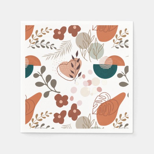 BOHO美的パターンA10 スタンダードカクテルナプキン (正面)