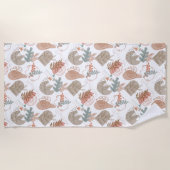 BOHO美的パターンA11 ビーチタオル (正面)